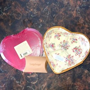 RETIRED BRAND NEW IN PACKAGE Longaberger 2005 Sweetheart Sweetest Heart Basket